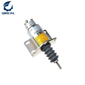 Excavator Fuel Stop Solenoid 2001-12F2U1B2A 12V