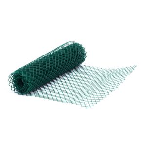 Quality 50x50mm Green Extruded Plastic Garden Fence With High Density Polyethylene for sale
