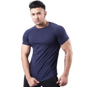 Fashion Men Cotton T Shirts Outdoor Training Customized Material