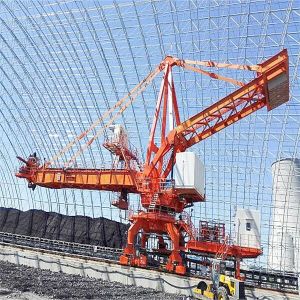 Circular Stockyard Stacker And Reclaimer Coal Fired Power Plant