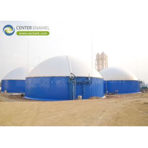 Center Enamel Bioenergy Tank Solutions Two Layer Coating Easy Installation