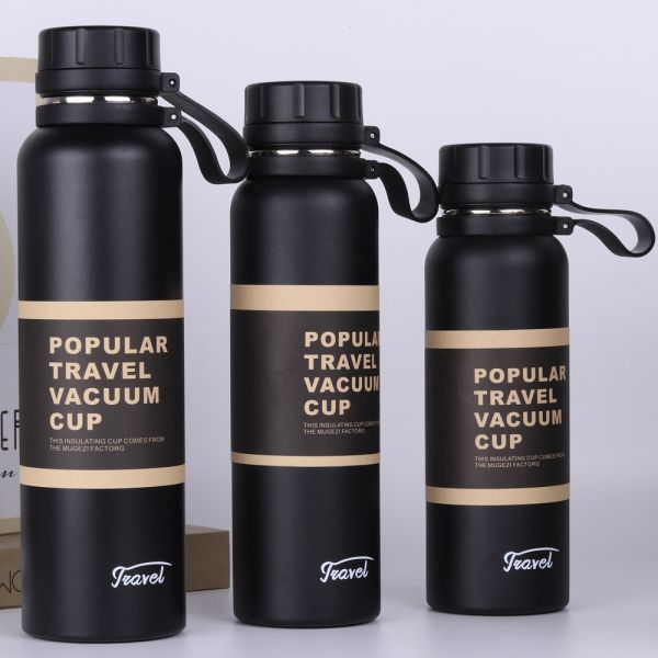 Buy Custom Double Wall Vacuum Stainless Steel Water Bottle Tumbler With Lids Featuring Logo Design at wholesale prices
