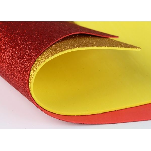 Buy Handmade Materials Glitter EVA Foam Sheet Customized Textured Foam Sheet at wholesale prices