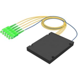 1x16 PLC splitter FTTX with ABS plastic box type and SC LC FC ST APC UPC PC