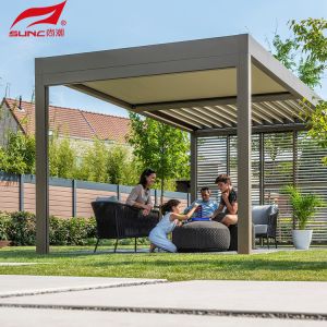 Scene Garden Design Aluminium Gardening Tools Waterproof Aluminium Pergola