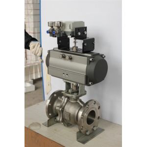 pneumatic actuators control butterfly valve pneumatic rotary cylinder
