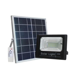 China 6000Lm Led Flood Light With Solar Panel Waterproof IP65 White Light For Garden on sale