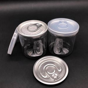 Clear Plastic Jar Containers With Customizable Lids