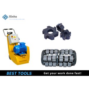 Zinc Coated Round Cylinder Scarifier Cutters Tungsten Carbide Tipped Milling