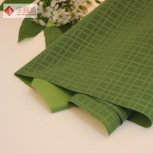 Plain Upholstery Embossed Velvet Fabric Green Printed For Package