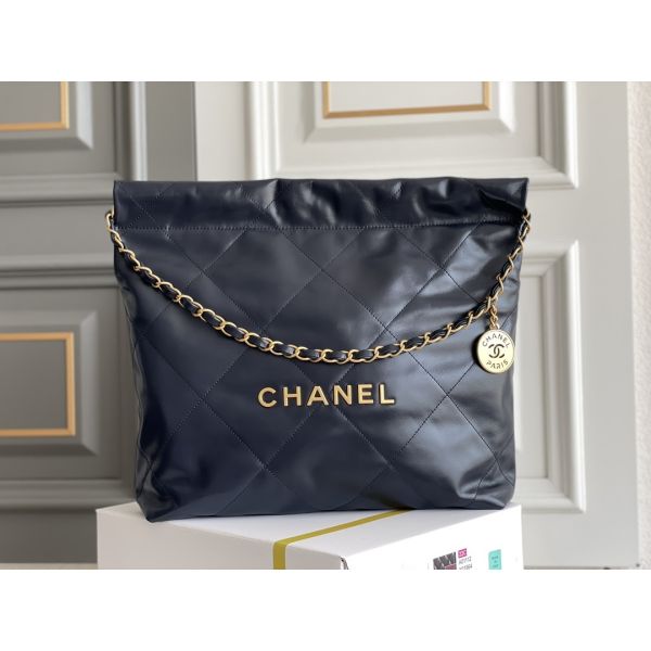 Buy 22S Calfskin Navy Chanel 22 "Trash Bag" Small Handbag ODM at wholesale prices
