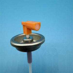 Eco-friendly metered valve with plastic stem for personal care items with leak