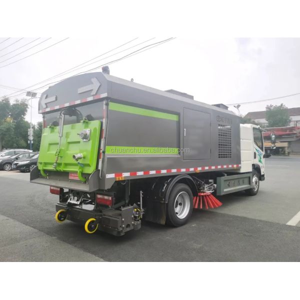 Electric Pressure Washer Truck for Custom's Requirement Energy Type Pure Electric and Cleaning