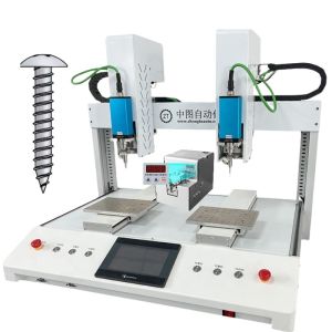 Quality Double Table Screwdriver Automatic Machine with Double Servo Screw Heads for sale