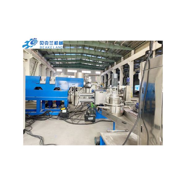 Granulating Pelletizing Recycling Machine HDPE Hard Plastic