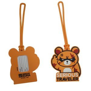 Custom Silicone Luggage Tag With Name ID Card Perfect to Quickly Spot Luggage