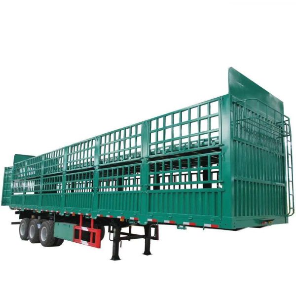 Buy Max Payload of 60T Fence Semi Trailer for Stake Style Cargo Transportation at wholesale prices