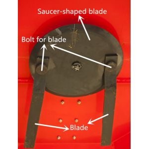 Saucer Shaped Blade ;Blade For Topper Mower ,Rotary Cutter Mower Blade House;
