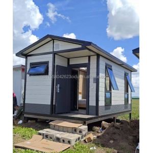 Modern Design Sandwich Panel Door Modular Mobile House in European Union with 20