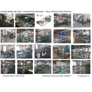 Manufacturing Plant Foil Fiber Laminating Machine with Water Based Glue 5000KG