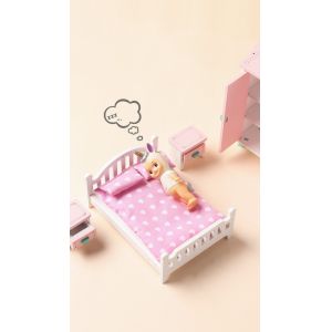 Mini Montessori Wooden Girls Bedroom Toys With No Burr
