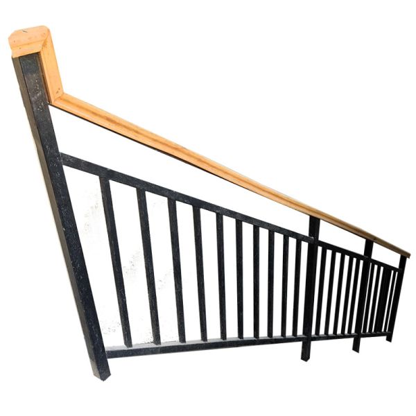 Buy Wrought Exterior Iron Staircase Metal Handrail For Outdoor Steps Bronze Arched at wholesale prices