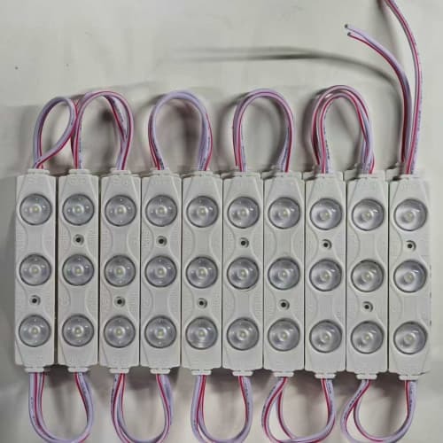 Super Bright 3LED Injection Led Module 12V Waterproof IP65 1.5w LED Modules