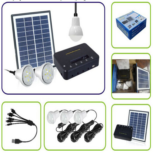 Buy Mini solar power system lithium battery 12V system with LED lighting for home at wholesale prices