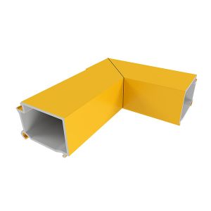 6005 Triangular Mill Finish Smooth Surface Aluminium Channel Profiles