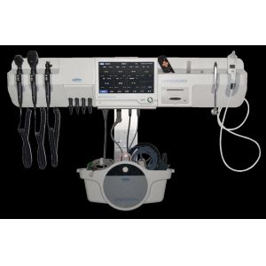 Wall Mounted ENT Diagnostic Set With Ophthalmoscope / Otoscope / Nasal Speculum