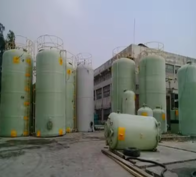 All Size Acid Material FRP Storage Tank For Chemical Production Line