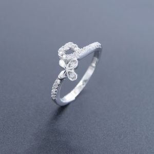 Unusual Shape Natural Freshwater Cultured Pearl Ring Pure 925 Silver