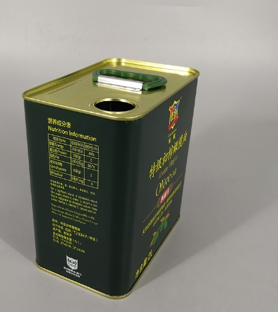 Wholesale 1.2L/2.5L/3L Food Grade Olive Oil Tin Can with 0.21-0.35mm Thickness and 5000pcs MOQ