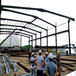 Customized Design Multi Storey Pre Engineered Steel Structure Workshop