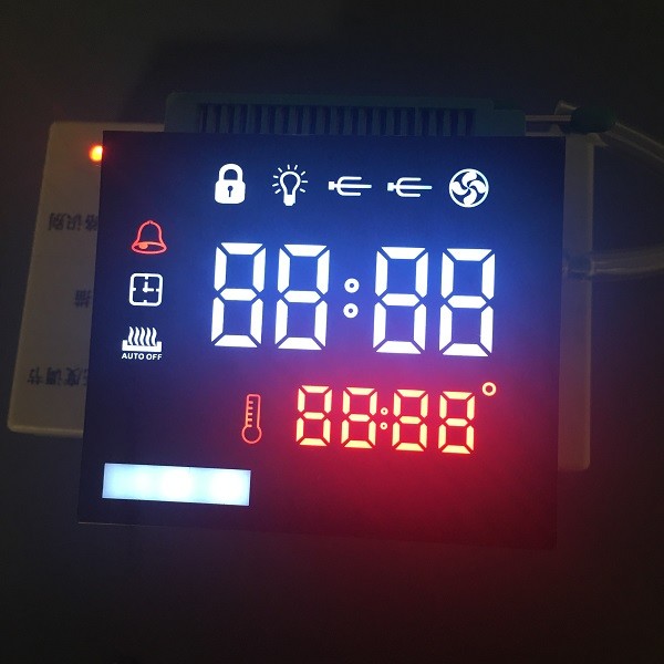 Ultra Red Custom LED Display , 8 Digit 7 Segment LED Display For Oven Timer
