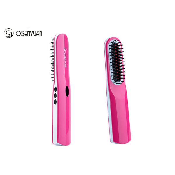 Buy PTC Heating Home Beauty Machine , Wireless Hair Straightener Brush Comb at wholesale prices