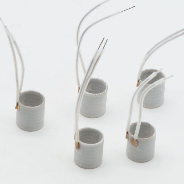 Low Voltage Ceramic Heater Alumina MCH fast heating up 3.7V mch aluminum nitride Tubes Heat Element for honey collector