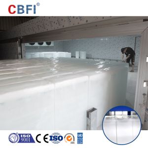 Direct Cooling 25 Ton Industrial Ice Making Machines Block Ice Maker