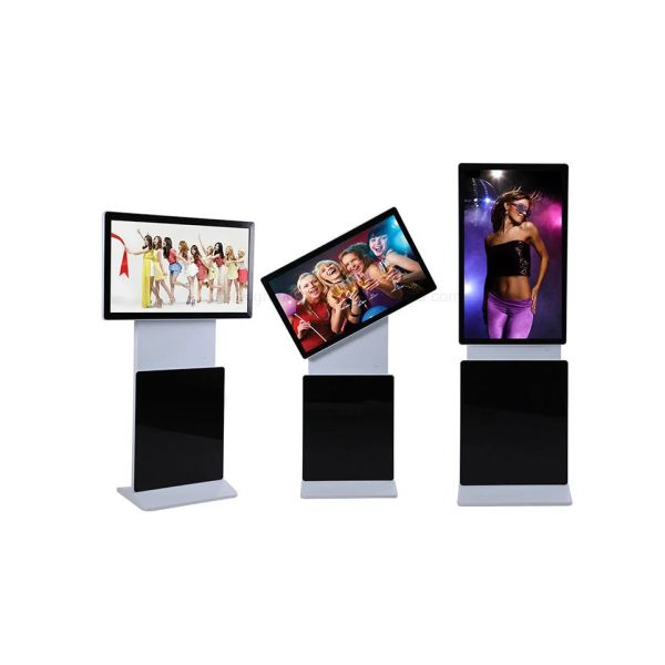 Quality Samsung LCD Panel Rotatable Touch Screen Kiosk Free Standing With Plug And Play Function for sale