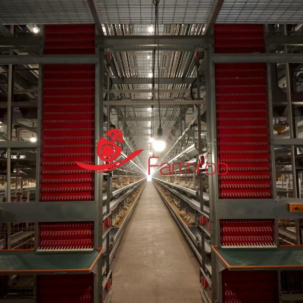 Precision-engineered Layer Chicken Cage System with Comfortable Living