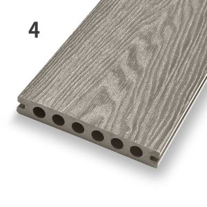 Outdoor Composite Decking Hollow Profile WPC Hollow Decking Boards