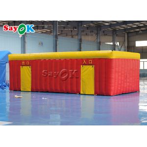 Tent Inflatable 8m 26.5ft Inflatable Air Tent Fire Education House For Fire