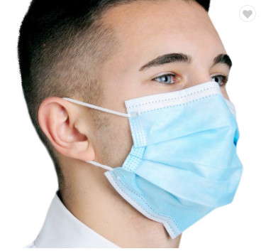 Buy Disposable Face Mask Blue Color With Earloop And Three Layer Protective Mask,Disposable Nonwoven Face Mask With 3 Ply at wholesale prices