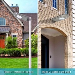 5W Lighting Area 6m 6500K LED Solar Lights