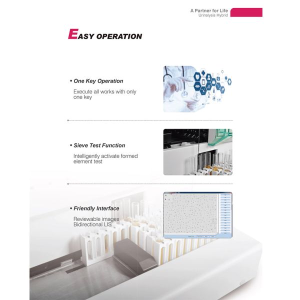 Clinical Analytical Instruments Medical Fully Automatic Urinalysis Hybrid Urine Analyzer Machine