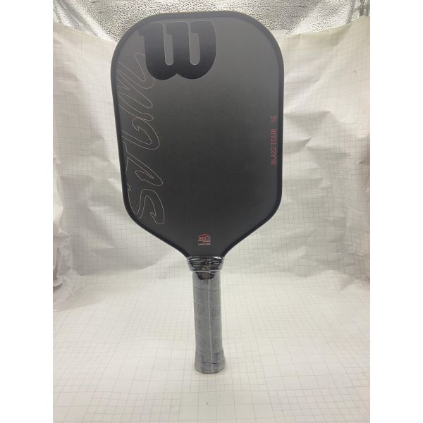 HIGOOO High-performance Raw Carbon Fiber Pickleball Paddle Rough Surface Long Grip Handle Blaze Tour 16 Pickleball Paddle