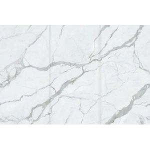 Marble Look Glossy Polished Glazed Large Slab Stone Wall Tiles for Interior
