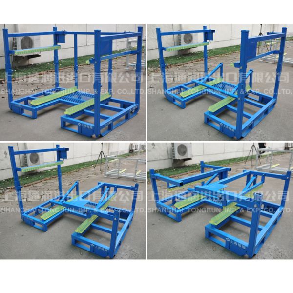 Torin DZ58 Auto Parts Material Rack Steel Turnover Material Rack in Auto Industry Metal Pallet wire Mesh Container