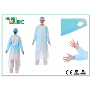 CPE Long Sleeve Protective Gowns Non Stimulating Protective Gown