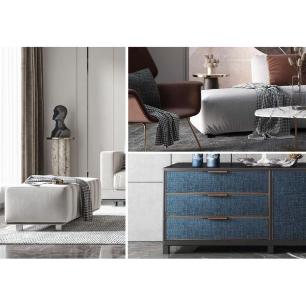 Adjustable Square Aluminum Profile Furniture Feet for Modern Sofa Support 25kg-100kg